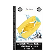 Özel Üretim File Ayakkabı Yıkama Torbası Mikrofiber Astarlı Fermuarlı Geniş Kullanım Alanı Çok Renkli