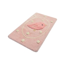 Bırdıe Pembe 60x100 Cm Banyo Paspası Renkli