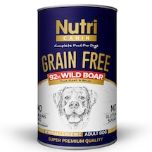 Nutri Canin Yaban Domuzlu Tahılsız Konserve Yetişkin Köpek Maması 400 G