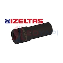 İzeltaş 1/2" 6 Köşe Havalı Derin Lokma Anahtar 24 Mm