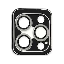 İphone 16 Pro Max Pvd Metal Kamera Lens - Gümüş Diğer