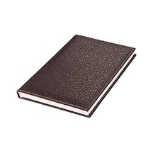 2k 4913 Defter 17x24 Cm. Kareli 160 Yapraklı Suni Deri Hilton Desen Kapaklı Kahverengi, Kahverengi