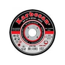 Karbosan Metal Kesici Disk 115x1x22 Mm İnox 25 Adet
