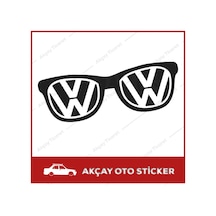 Volkswagen Gözlük Sticker Volkswagen Sticker Oto Sticker