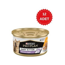 Pro Plan Kitten Tavuklu Yavru Kedi Konservesi 85 Gr X 12 Adet
