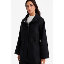Defacto Regular Fit Fermuarlı Kaşe Mont F2788ax25wnbk27 Siyah