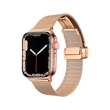 Watch 38mm Uyumlu Krd-85 Metal Mkst Kordon-rose Gold