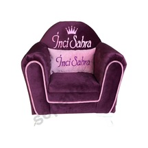 Isme Özel Şeritli Çocuk Koltuğu Mor (324111004) Mor