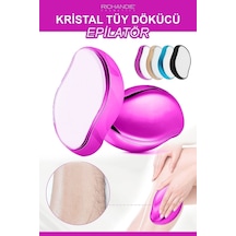 Kristal Tüy Dökücü Ağda Epilatör Crystal Eraser Epilasyon Aleti Tüy Silgisi Tüy Alıcı Fiziksel Pembe