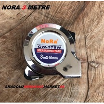 Nora 3Metre Çelik Şerit Metre Ölçüm Metresi