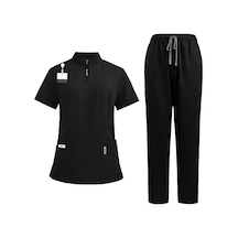 Suntek Hemşirelik Ovma Seti Üst Ve Güzellik Salonu Spa L-siyah