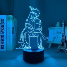 Goldenqian Boys Için 3d Gece Lambası Anime Hakarenai Aharen, Reina Çocuklar Için Yatak Odası Dekorasyon Manga Doğum Günü Hediyesi 3d Lamba Pxjd Kf2ıu7 Siyah