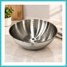Bezos Çelik Salata Ve Çırpma Kasesi 31 Cm Dfnbez Çok Renkli