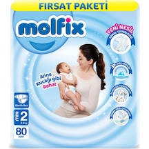 Molfix Bebek Bezi Fırsat Paketi 2 Beden 3 -6 Kg 80 Adet