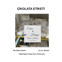 Söz, Kına, Nişan, Düğün Çikolata Etiketi 3,5 Cm 88 Adet - Arl Etiket Tasarım Beyaz Söz, Kına, Nişan, Düğün Çikolata Etiketi 3,5 Cm 88 Adet - Arl Etiket Tasarım Beyaz