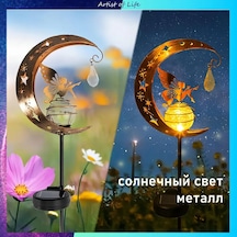 Vkemall Güneş Enerjili Bahçe Dekorasyonu: Melek Figürlü Çim Aydınlatma Lambası Diğer