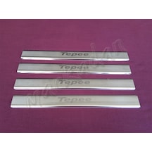 Woc Chrome Peugeot Partner Tepee Krom Kapı Eşiği 2008-2018 4 Parç