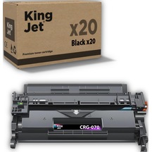 Kingjet Canon Uyumlu 070 / Crg-070 Standart Kapasiteli 20'li Paket Uyumlu Toner Çipli Lbp243dw