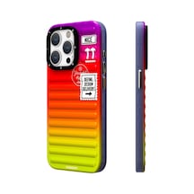 İphone 15 Pro Uyumlu Kılıf Youngkit The Secret Color Serisi Kapak Mor