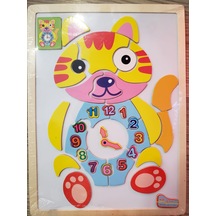 Sino Puzzle Ahşap Manyetik Saat