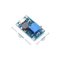 Mt3608 Micro Usb Dc-dc Voltaj Yükseltici Modül - Usb Soketli - 2a
