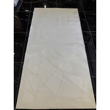 Eko Mono Mno Lux 01 White Hav Toz Vermez Kaymaz Tabanlı Şık Kilim Beyaz