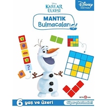 Disney Eğitsel Karlar Ülkesi Çıkartmalı Mantık Bulmacaları 6+Yaş- Beta Kids