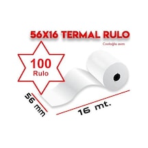 UMUR 56X16 TERMAL POS RULOSU KAĞIT BEKO YAZARKASA RULO 100 ADET
