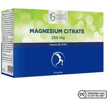 Natures Supreme Magnesium Citrate + Vitamin B6 P5p 30 Saşe