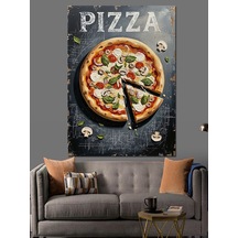 Ahşap Tablo Dilimlenmiş İştah Açıcı Klasik Pizza