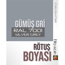 Gümüş Gri Beyaz Eşya Rötuş Boyası 25ml - Ral7001