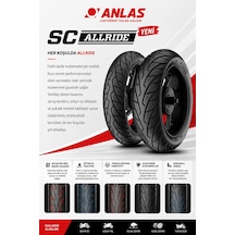 Anlas Sc Allride 120/70-15 Ve 140/70-14 Takım 4 Mevsim Yeni Üretim Obl013