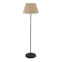 Siyah Gövdeli Metal Lambader Bej Başlık Ml727