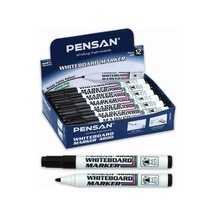 Pensan Tahta Kalemi Yuvarlak Uçlu Siyah Tahta Kalemi 12 Li Paket