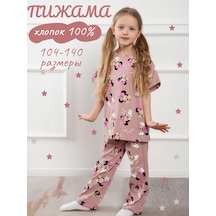Atutpostel Çocuk Pamuklu Baskılı Pijama Takımı Kısa Kollu Pantolon 378000373 Beyaz Atutpostel Çocuk Pamuklu Baskılı Pijama Takımı Kısa Kollu Pantolon 378000373 Beyaz