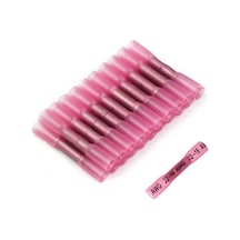 Koodmax - 10 Adet - Bht-1.25 Isıyla Daralan Makaron 19a 0.5-1.5mm² Su Geçirmez Konnektör - Pembe