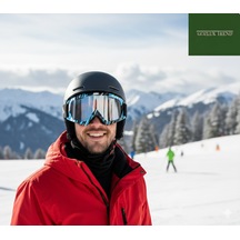 Esrada Kayak Gözlüğü Antifog Ventilli Uv Korumalı Güneş Kar Gözlük Aynalı Gümüş Snowboard Glasses Sporu Çok Renkli