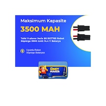 Tefal X-plorer Serie 80 Rg7765 Robot Süpürge 3500 Mah 14.4 V Batarya