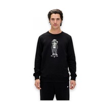 Bad Bear 24.02.12.019 Gator Crewneck Sweat Siyah Erkek Sweatshirt Siyah
