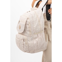 Baginn Lise Okul Sırt Çantası Çok Cepli Hafif Klinkır Kumaş 43 x 30 Cm