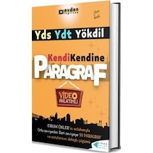 YDS YDT Yökdil Kendi Kendine Paragraf - Video Anlatımlı - Erkan Önler - Erkan Önler Yayınları