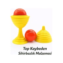 Sarı Sihirli Kupa Top Kaybetme Oyunu 7 Cm 0 - 99