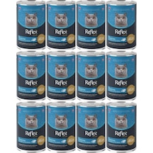 Reflex Plus Jöle İçinde Et Parçacıklı Alabalıklı Ve Ton Balıklı Yetişkin Kedi Konservesi 400 Gr 12 Adet
