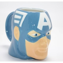 Marvel Captain America Kaptan Amerika 3d Kabartmalı Karakter Kupa Bardak Alk4542 Çokrenkli