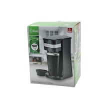 Filtre Kahve Makinesi Elektrikli 700w 400ml Portatif Çelik Bardak 2-saat Sıcak Tut Yıkanır Filtre Kcm-7505t