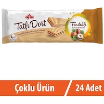Afia Tatlı Dost Fındıklı Kakao Kremalı Gofret 24 x 140 G