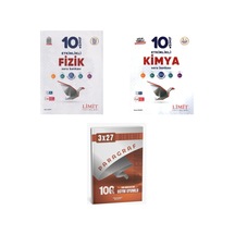 2027 Limit 10. Sınıf Etkinlikli Fizik + Kimya Maarif Soru + Anla Kazan Paragraf Deneme 3'lü Set