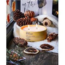 Tr Büyük Boy Beton Soya Wax Amber Ve Lavanta Kokulu Dekoratif Mum Diğer