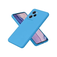 Newface Xiaomi Poco X5 Pro 5g Nano İçi Kadife Silikon - Mavi