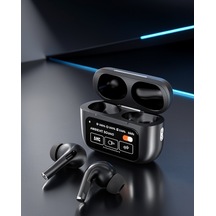 Bluetooth Kulaklık Ekranlı Uzun Şarj Süreli Uczl58siyahekranlı3 Diğer